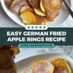 German Fried Apple Rings Recipe