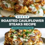 Roasted Cauliflower Steaks With Tahini Recipe