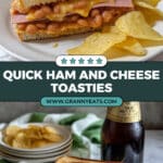 Ham and Cheese Toasties Recipe
