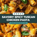 Spicy Tuscan Chicken Pasta Recipe