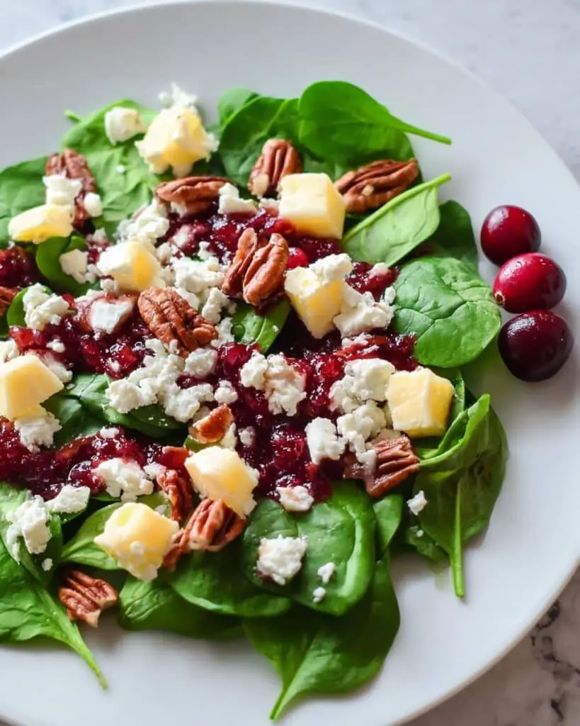 Fall Salad with Cranberry Vinaigrette Recipe