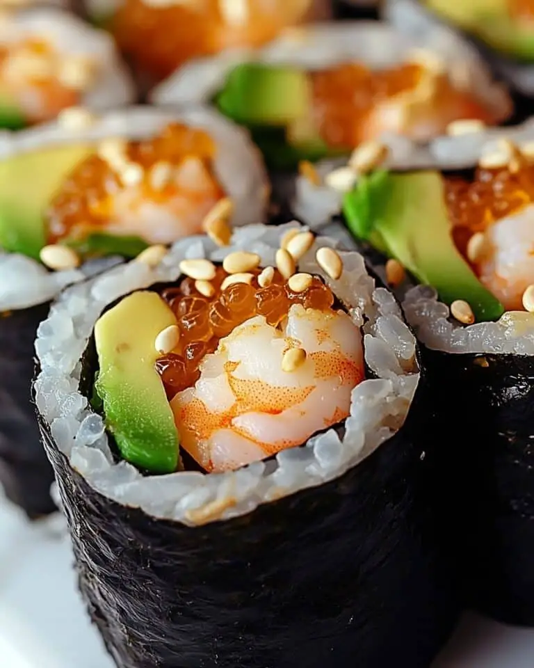 Spicy Shrimp Sushi Stacks Recipe