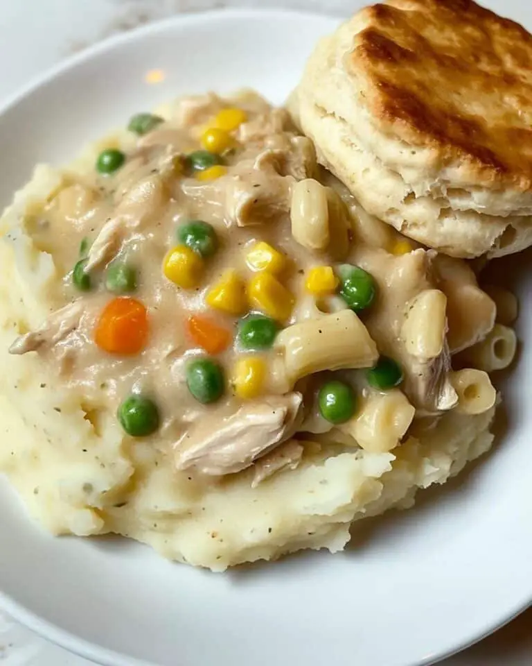 Slow Cooker Chicken Pot Pie Noodles Recipe