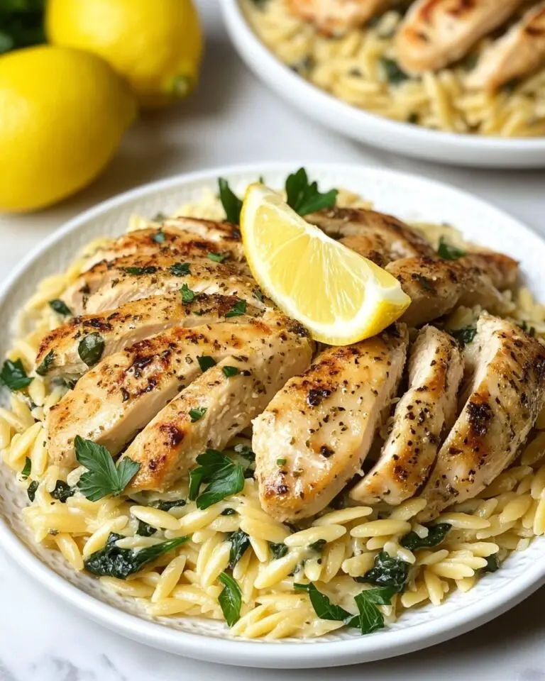 Creamy Lemon Chicken Orzo (30-Minute One-Pot Recipe) Recipe