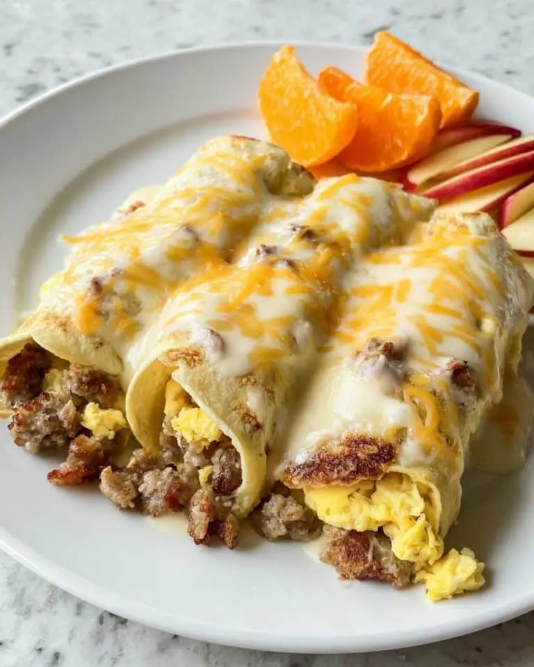 Loaded Smothered Breakfast Burritos Recipe