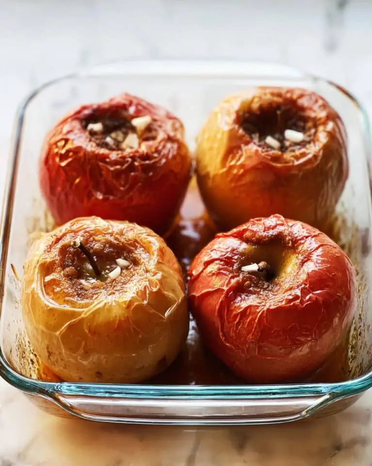 Baked Apples with Cinnamon, Raisins, and Pecans Recipe
