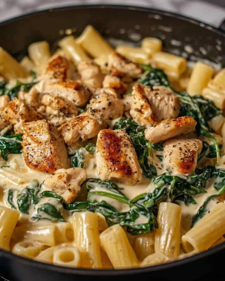 Healthy Garlic Parmesan Chicken Pasta Recipe