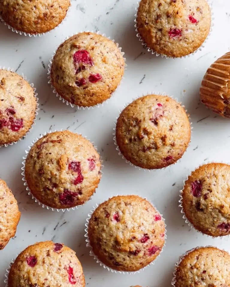 Cranberry Muffins with Orange and Pecans Recipe