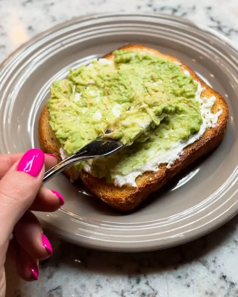 Cream Cheese and Avocado Toast with Hot Honey Recipe