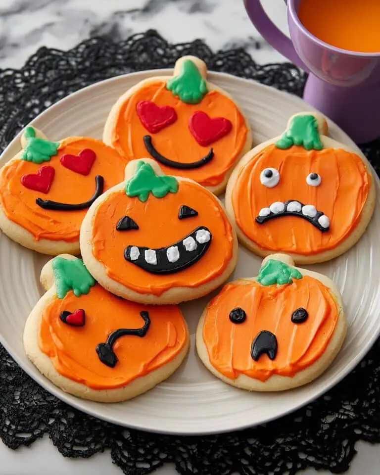 Halloween Pumpkin Cookies Recipe