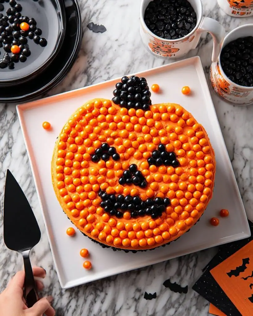 Jack-O’-Lantern Chocolate Cake Recipe