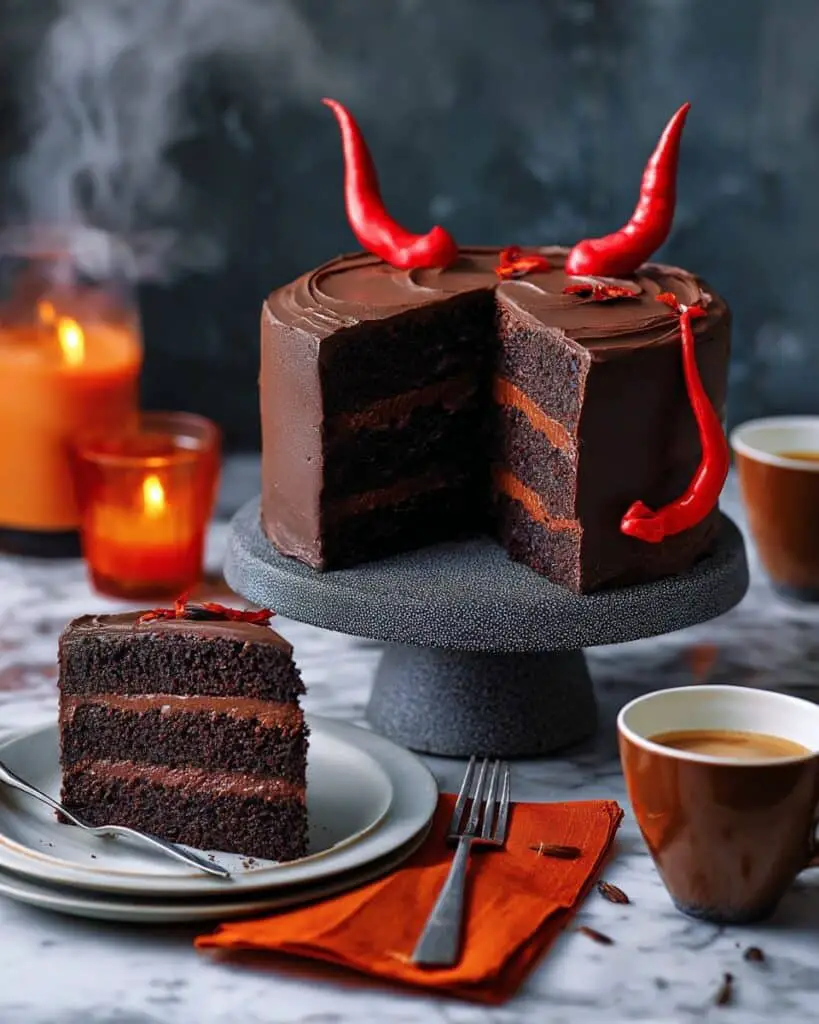Devil’s Food Cake with Rich Ganache Recipe