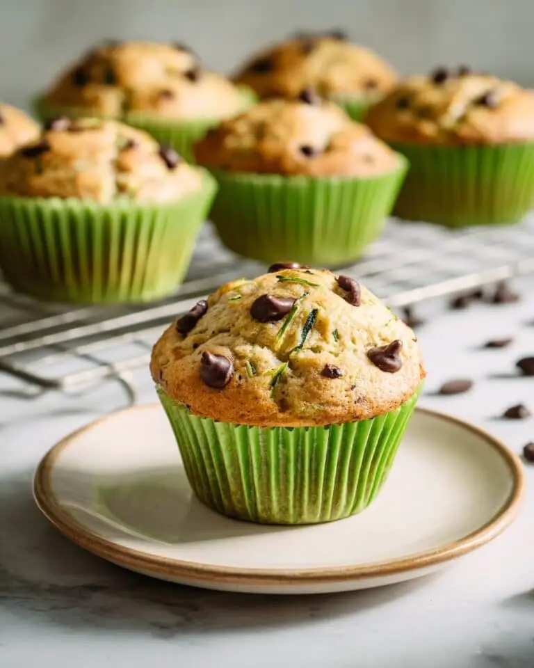 Chocolate Chip Zucchini Muffins Recipe