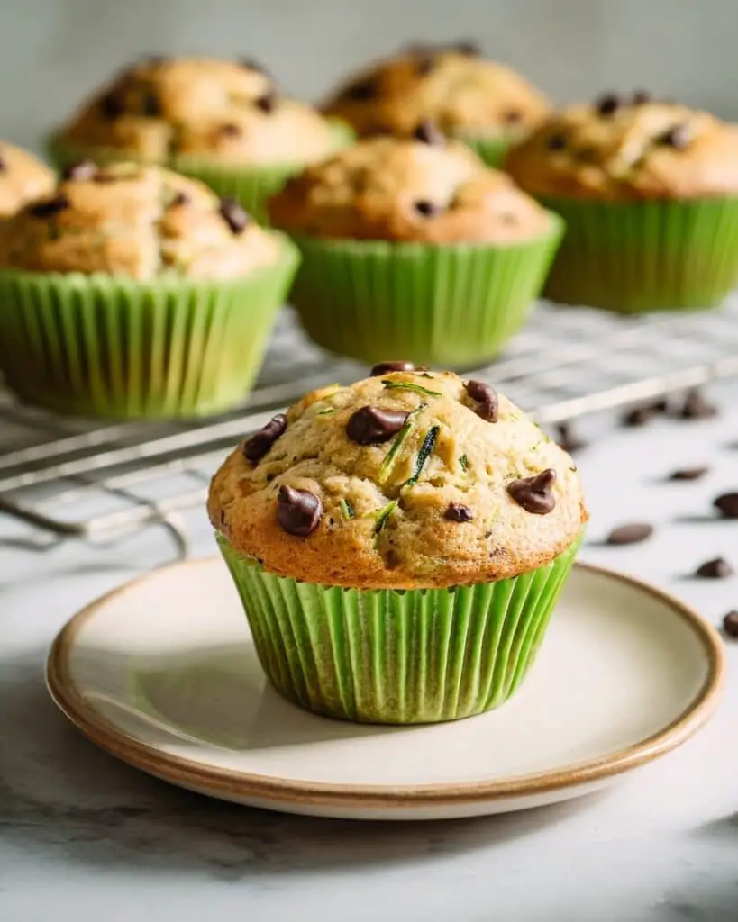 Chocolate Chip Zucchini Muffins Recipe