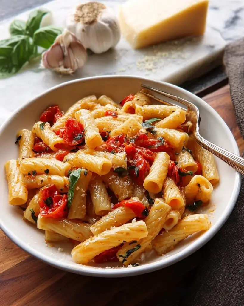 Fast and Easy Pasta With Blistered Cherry Tomato Sauce Recipe