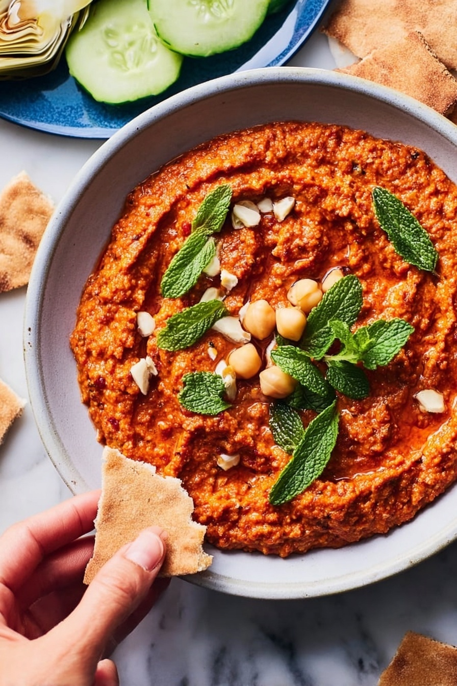 Muhammara: Spicy Red Pepper and Walnut Dip Recipe