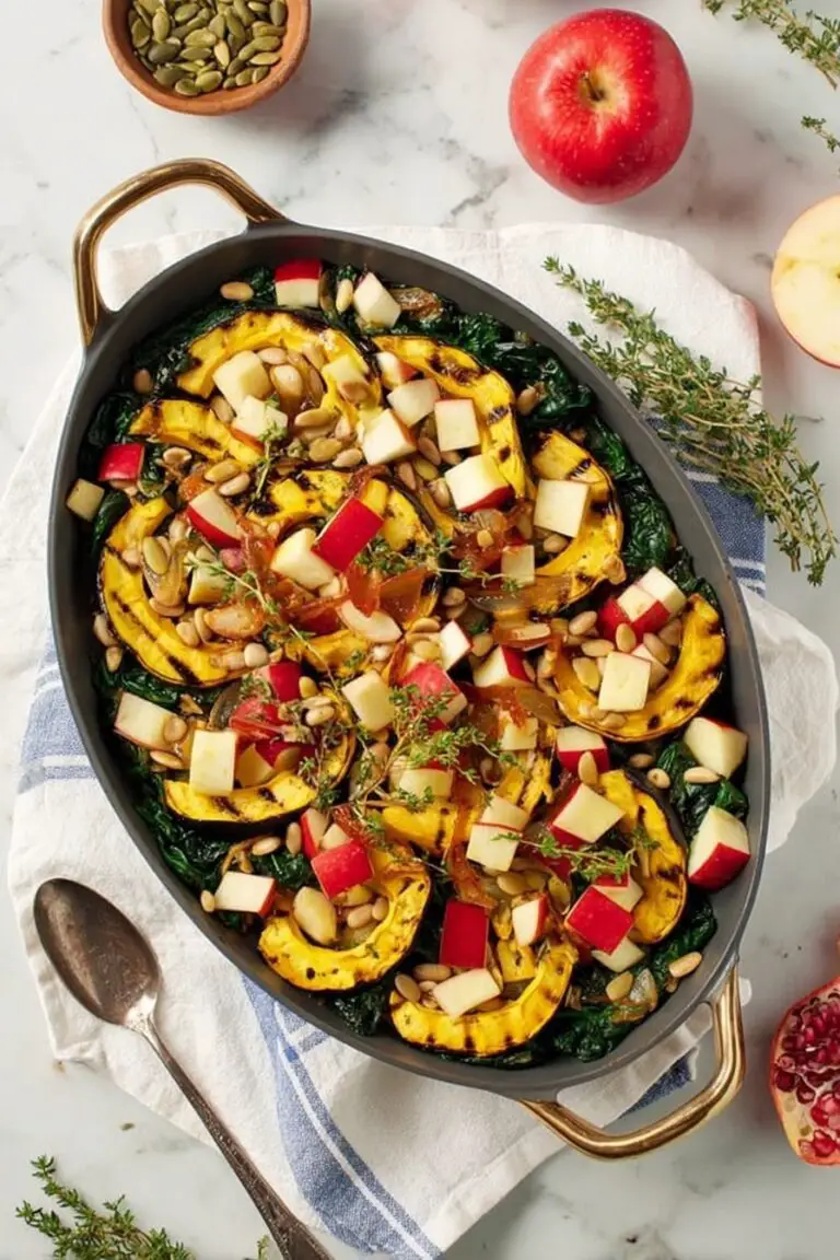 Roasted Delicata Squash and Apple Salad Recipe