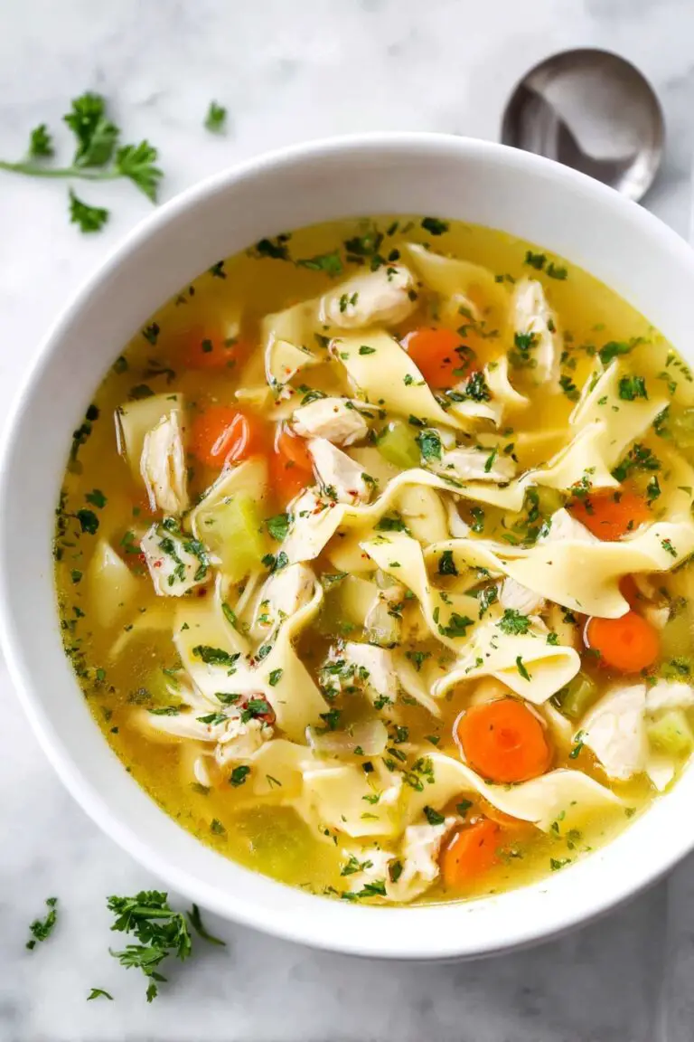 Easy Chicken Noodle Soup Recipe
