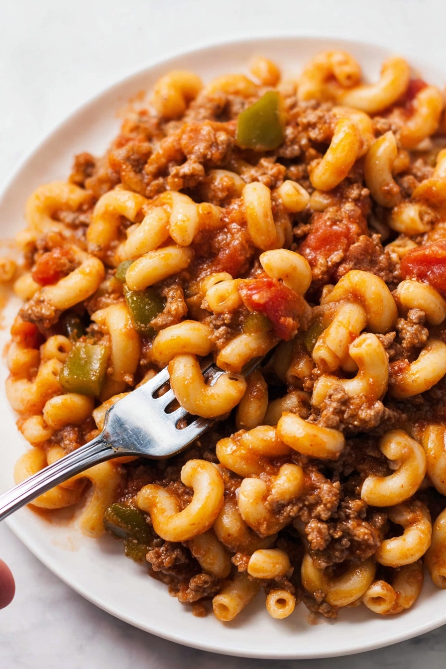 Easy American Chop Suey Recipe - Serving