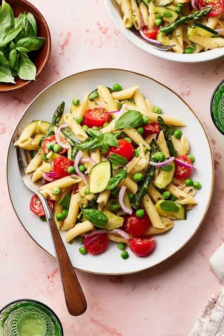 Easy Pasta Primavera with Fresh Vegetables Recipe