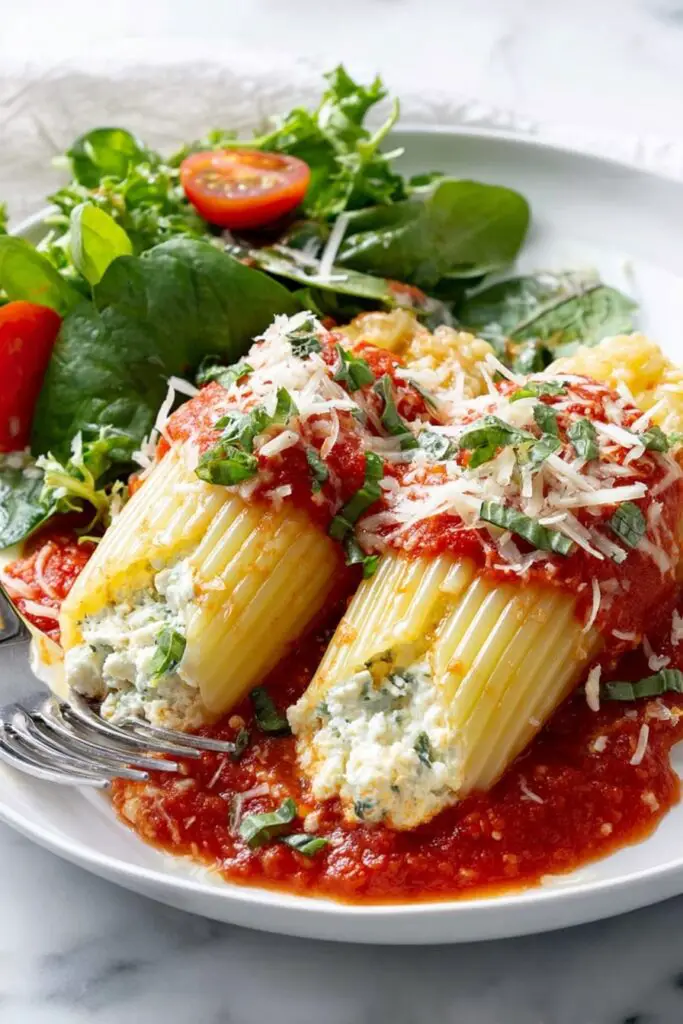 Cheese Manicotti Bake Recipe