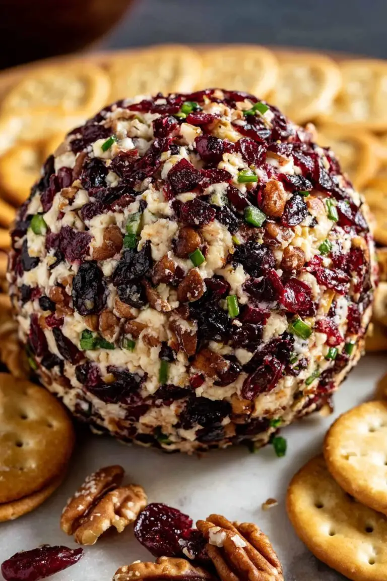 Cranberry Pecan Cheese Ball Recipe
