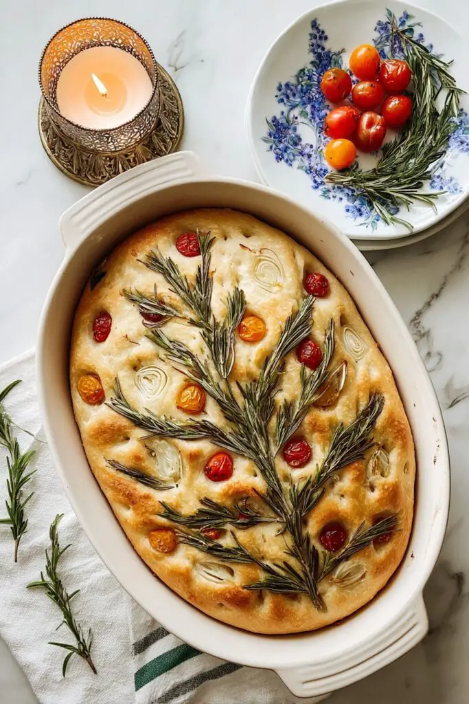 Christmas Tree Focaccia Recipe
