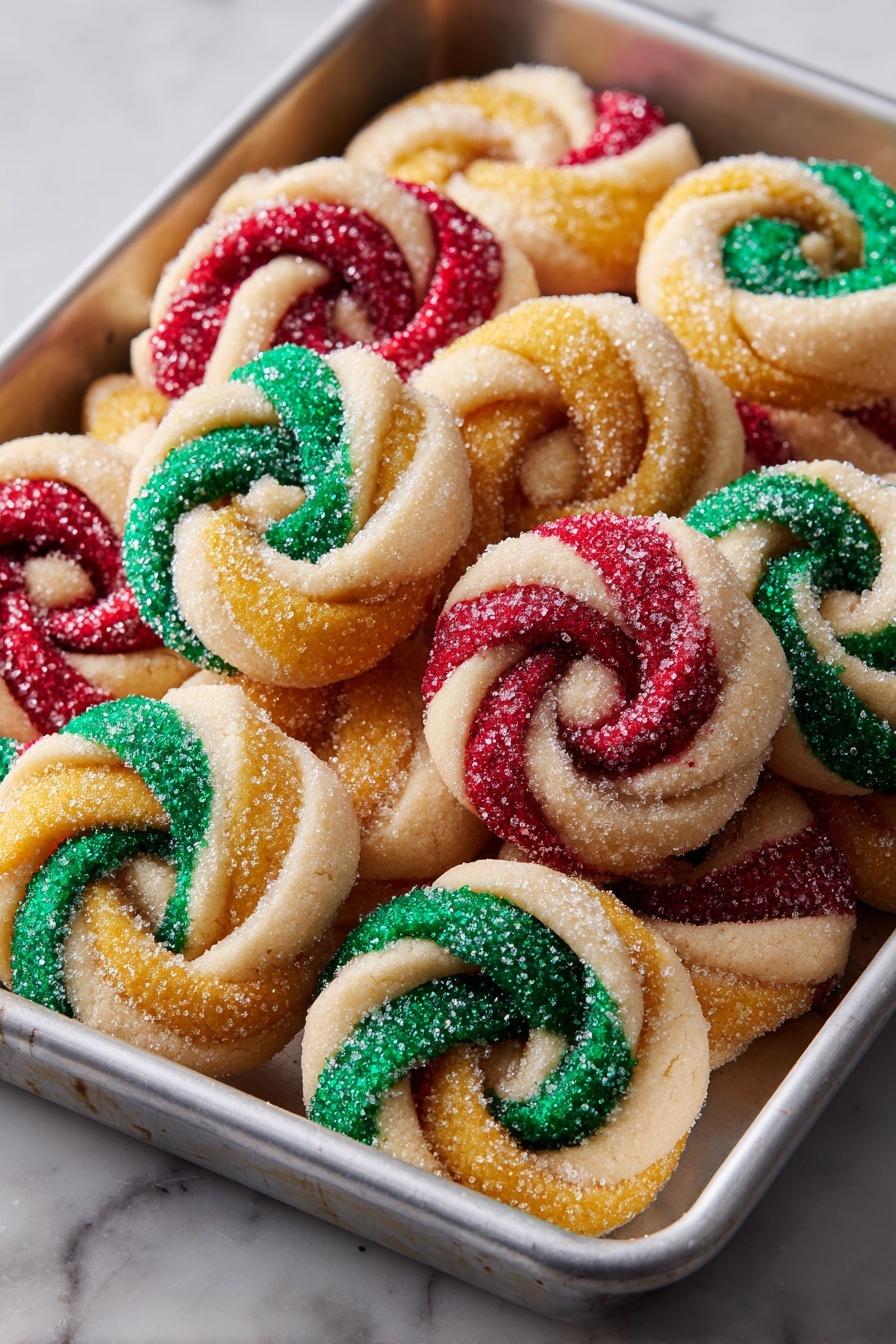 Twisted Christmas Cookie Recipe - Serving