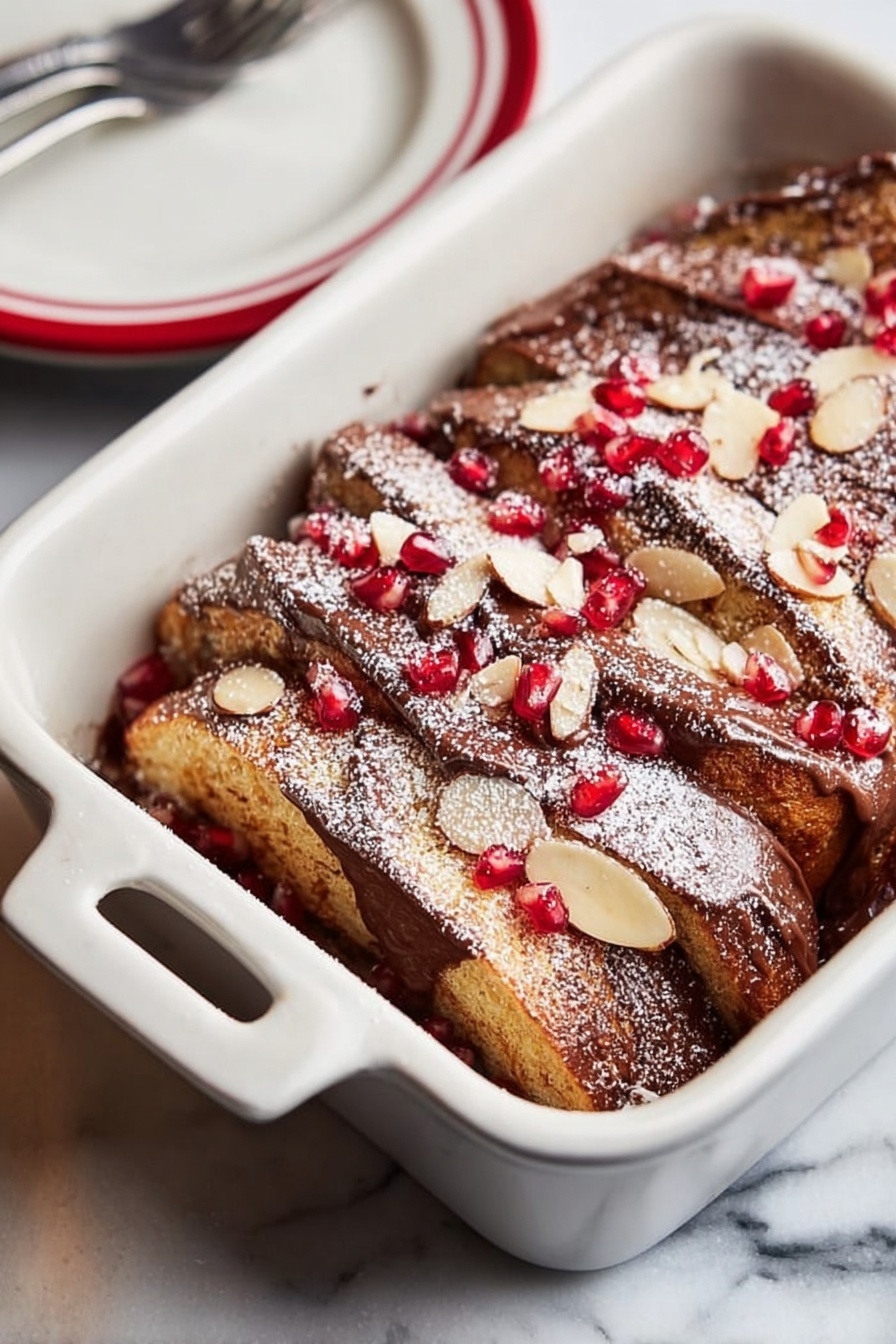 Cinnamon Almond French Toast Bake Recipe - Serving
