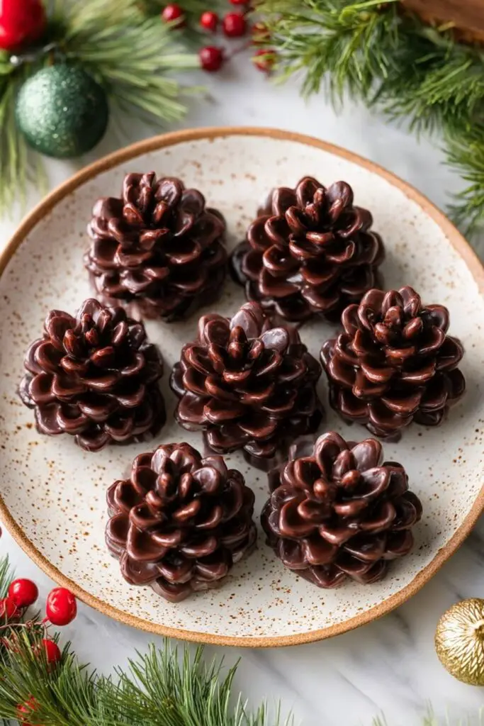 Viral Pine Cone Brownie Cones Recipe