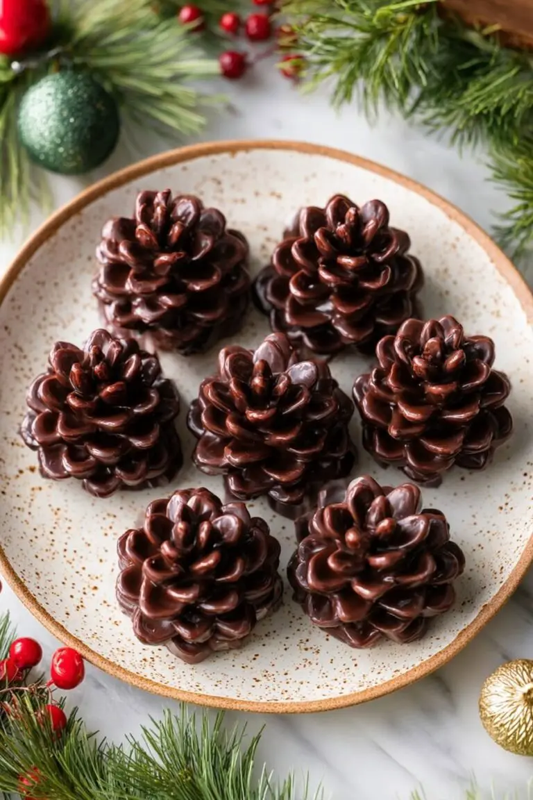 Viral Pine Cone Brownie Cones Recipe