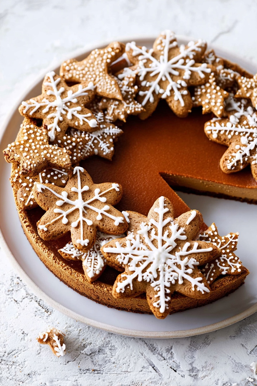 Chocolate Caramel Gingerbread Pie Recipe - Recipe Step