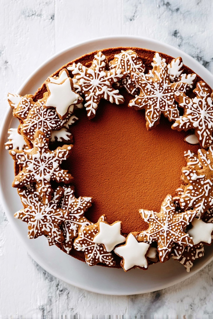 Chocolate Caramel Gingerbread Pie Recipe - Serving