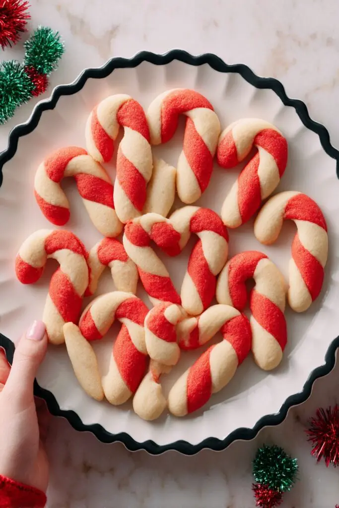 Peppermint Candy Cane Cookies Recipe