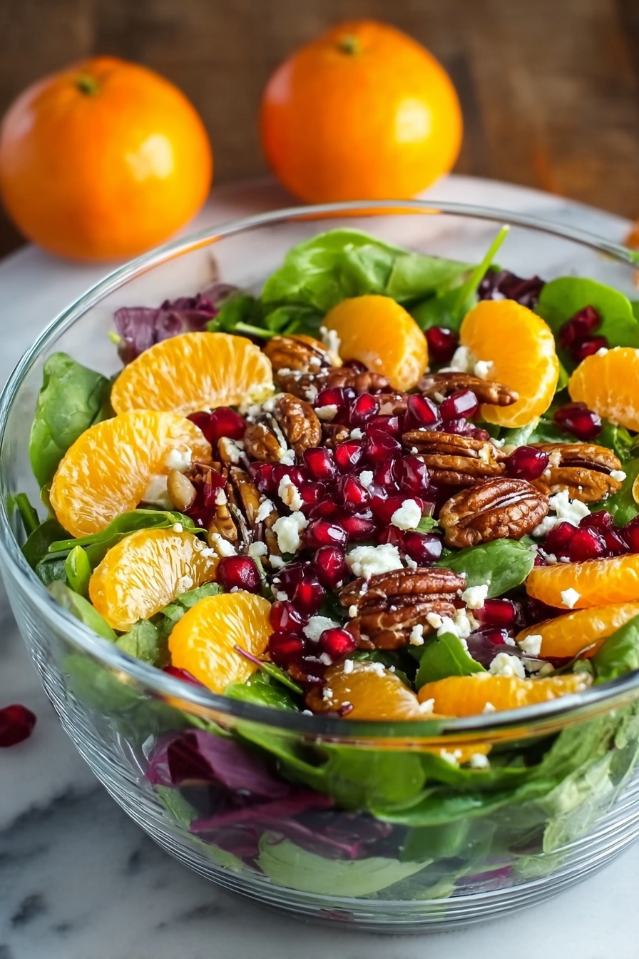Festive Orange Pomegranate Salad Recipe