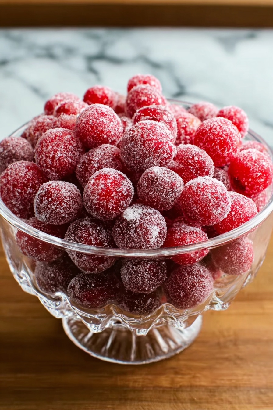 Sparkling Cranberries Recipe - Serving