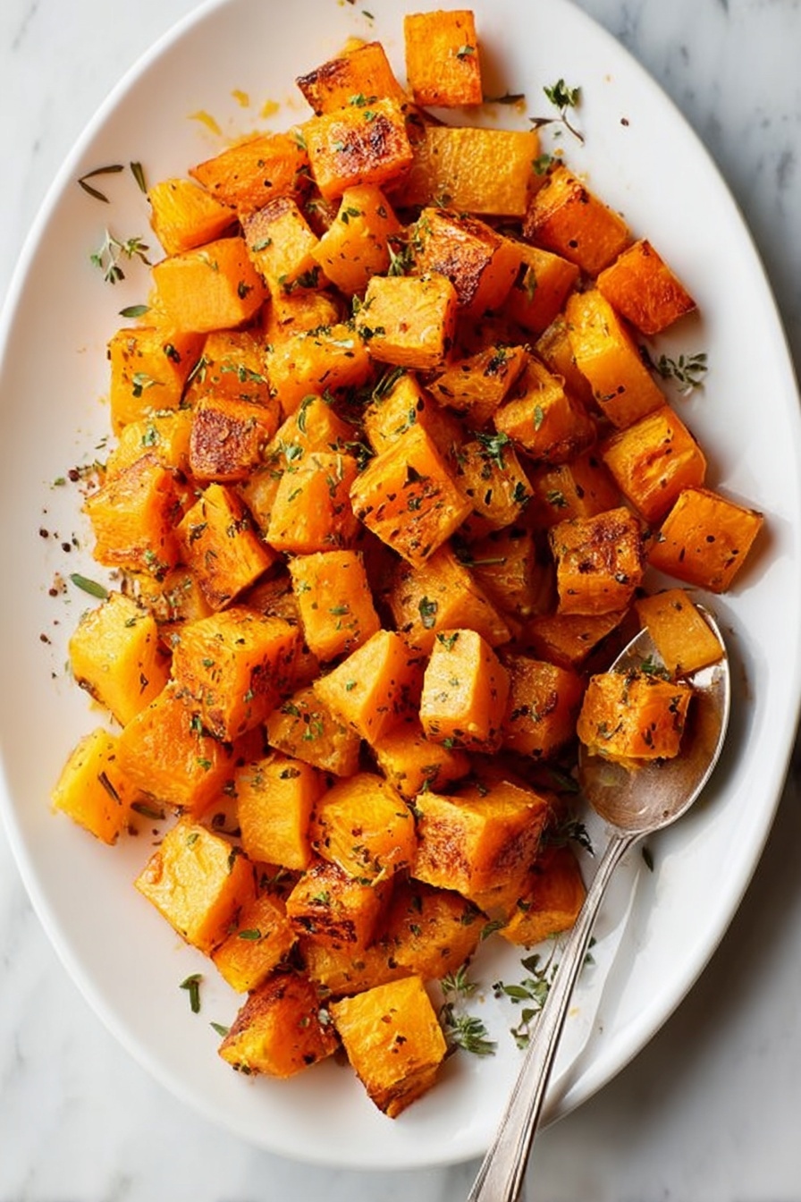 Roasted Butternut Squash Recipe - Serving