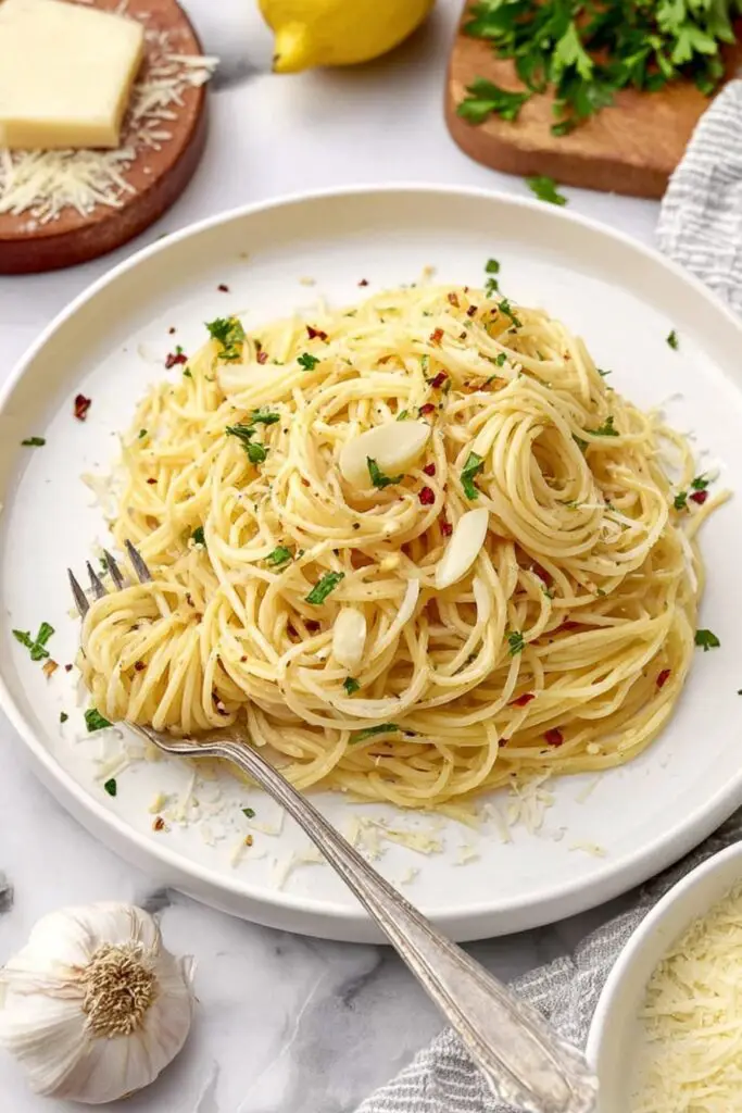 Garlic Olive Oil Spaghetti Recipe
