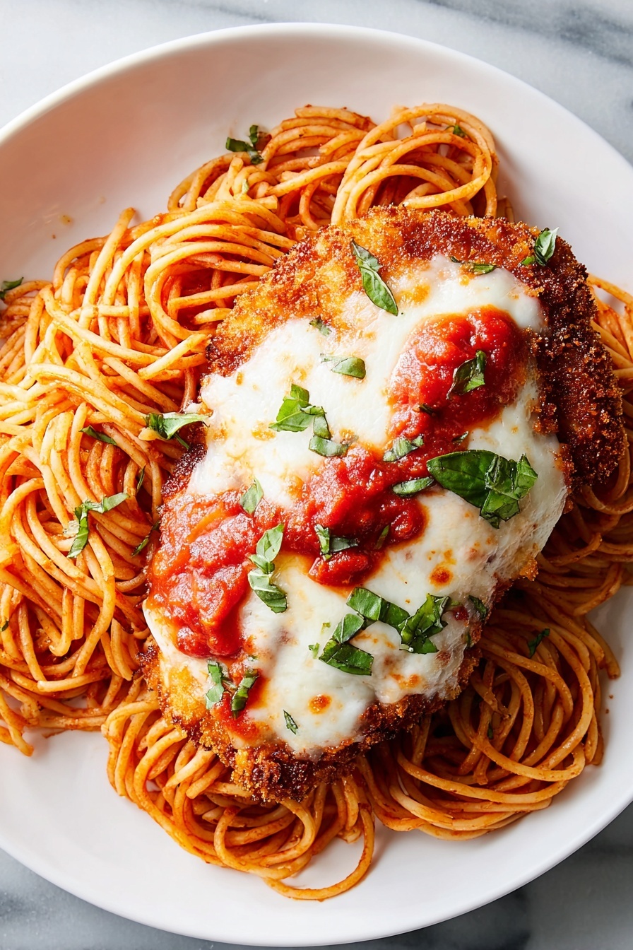 Chicken Parmesan with Marinara Sauce Recipe - Serving