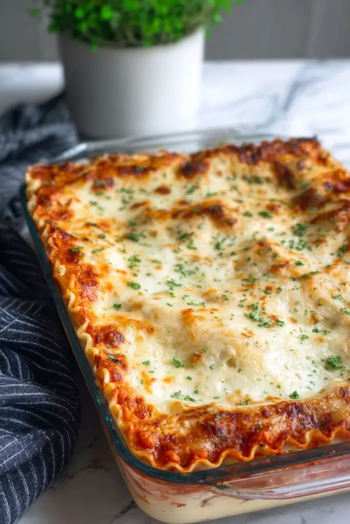 Creamy Chicken Alfredo Lasagna Recipe
