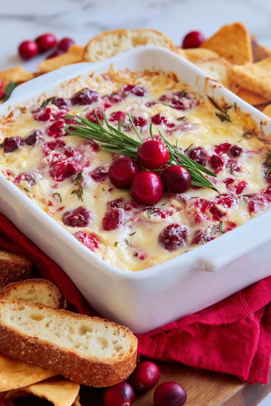 Cranberry Cream Cheese Dip Recipe - Serving