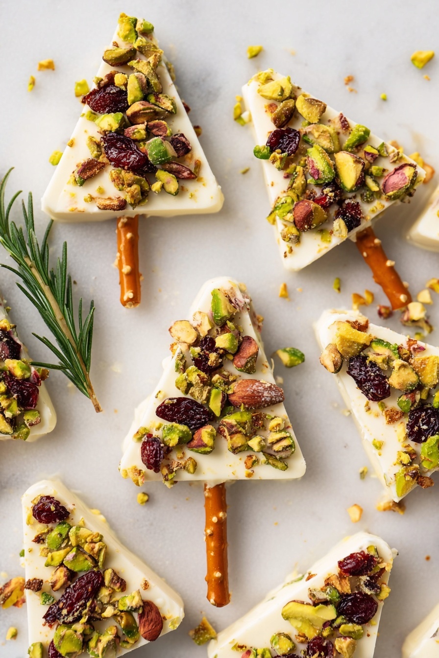 Cheese Christmas Tree Appetizers Recipe - Serving