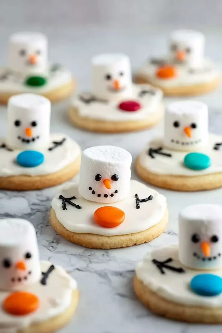 Melted Snowman Cookies Recipe