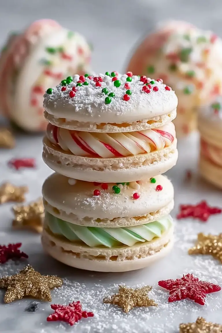 Christmas Tree Macaron Recipe