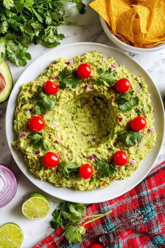 Christmas Guacamole Wreath Recipe