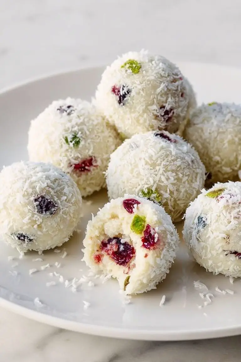 White Chocolate Cranberry Pistachio Truffles Recipe