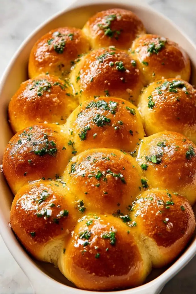 Garlic Butter Dinner Rolls Recipe