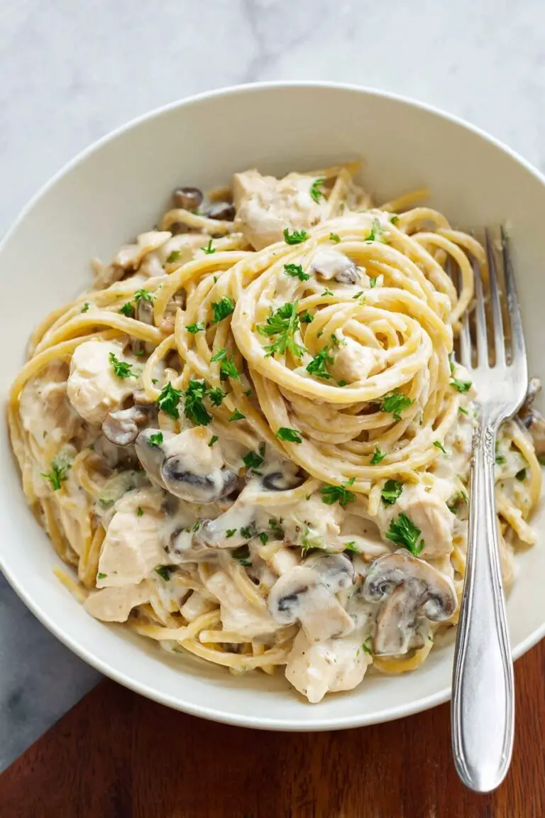 Creamy Chicken Tetrazzini Bake Recipe