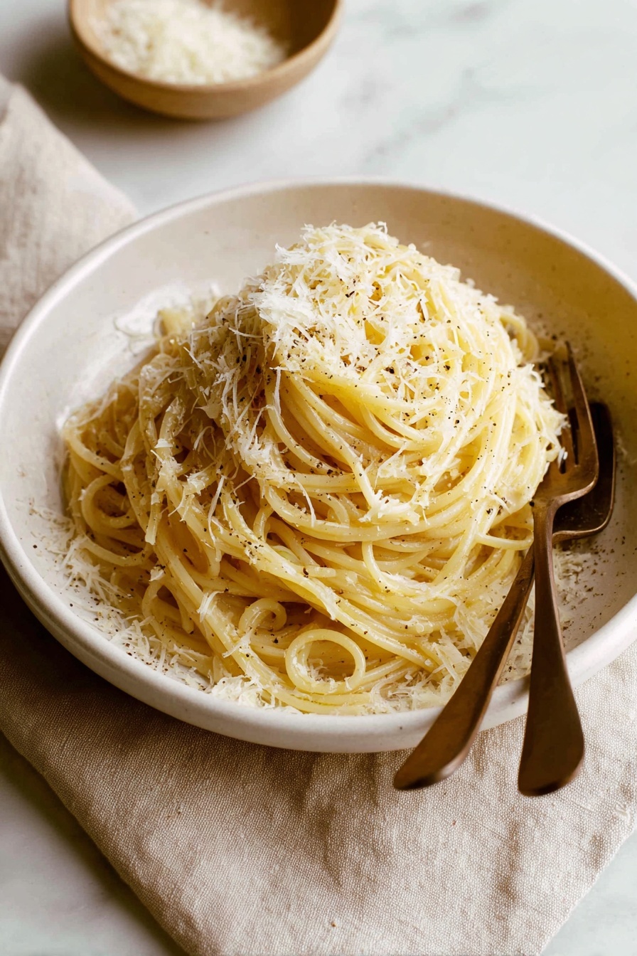 Cacio e Pepe Pasta Recipe - Serving