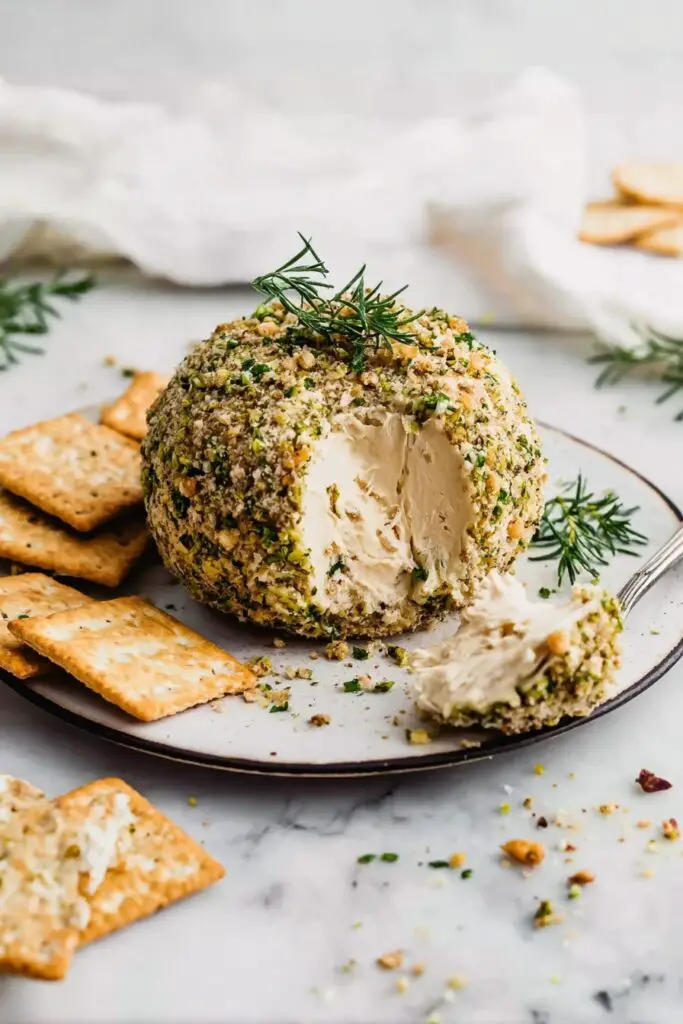 Vegan Herb Cheese Ball Recipe